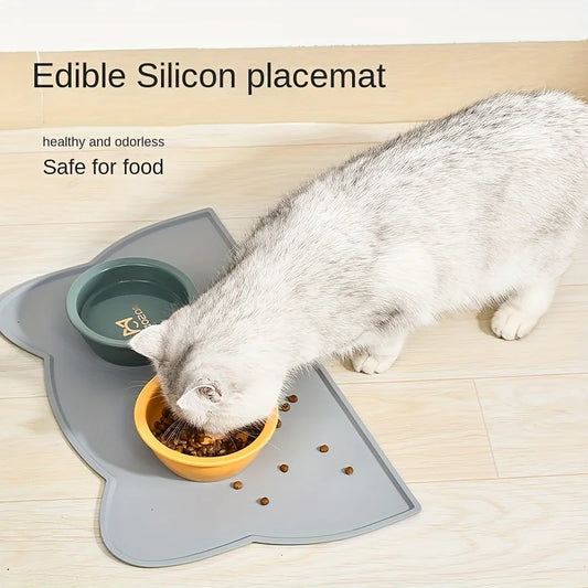Thin Silicone Waterproof Cat Food Mat Cozyleafs™