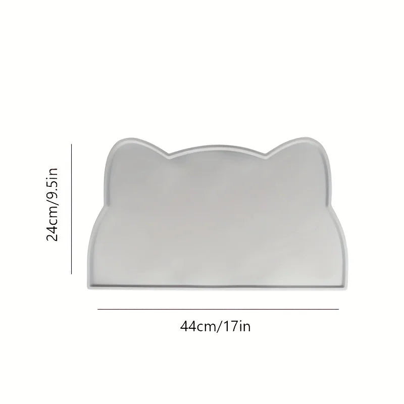 Thin Silicone Waterproof Cat Food Mat Cozyleafs™